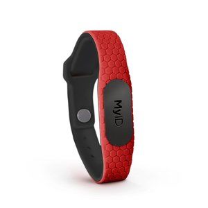 MyID Hive Band w/ Stealth MyID Pod - Red S|M